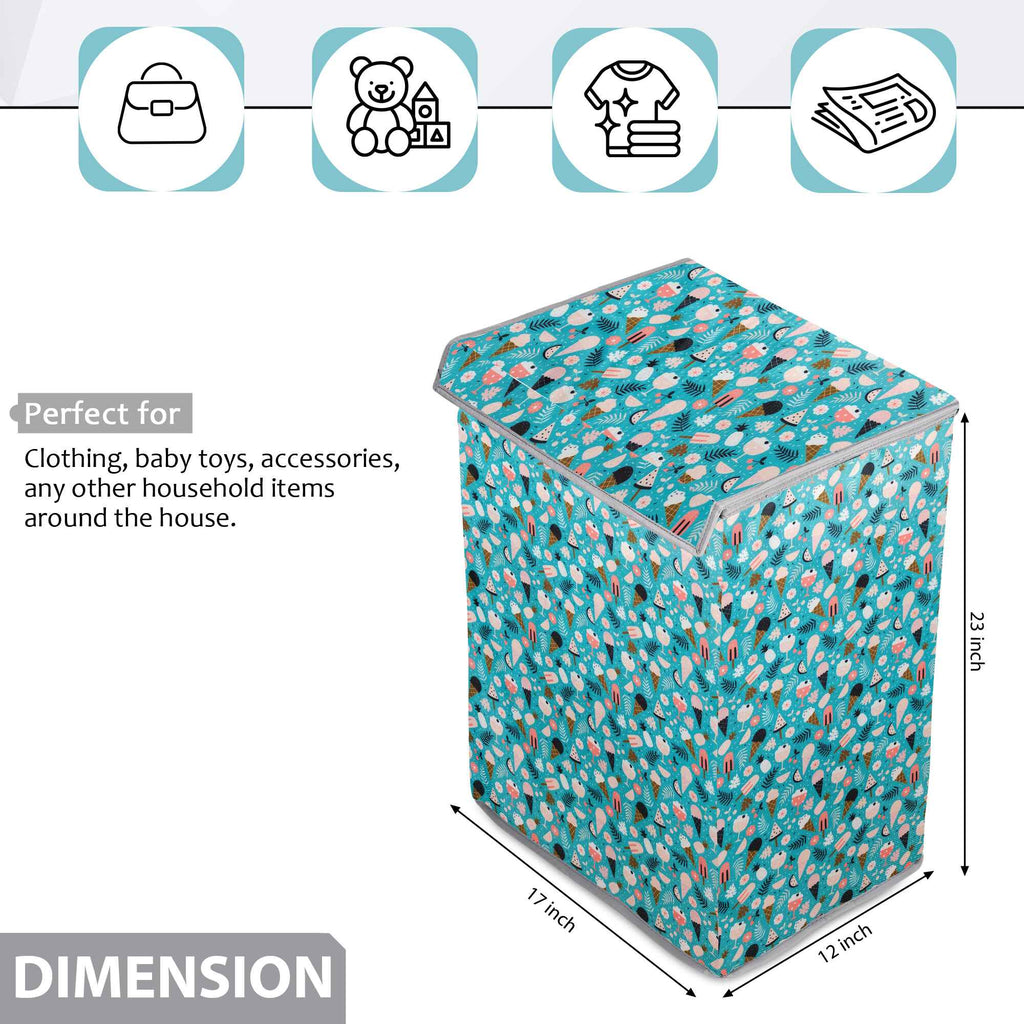 Laundry Bag - Foldable with Handle (Ice Cream)