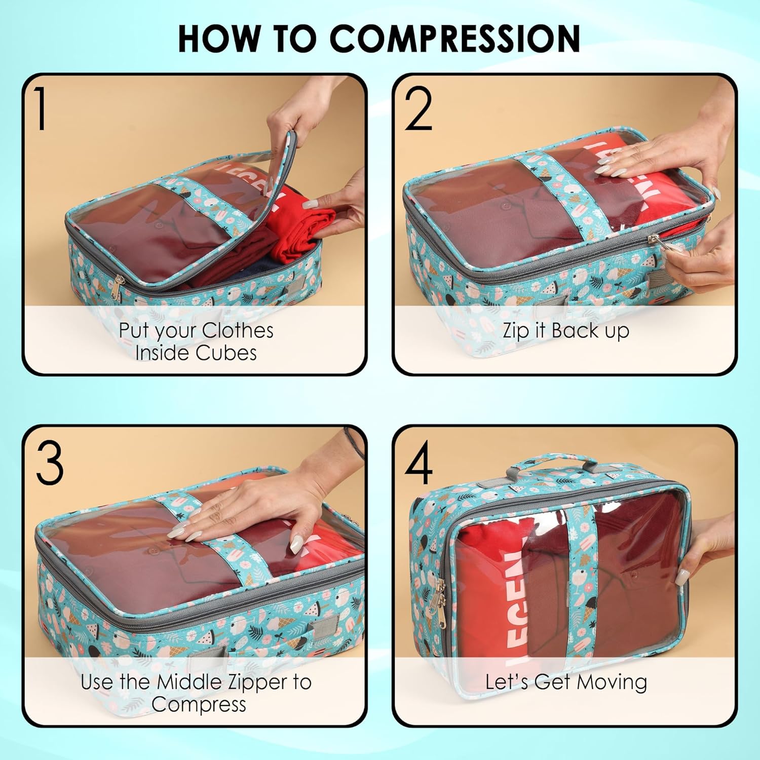 Multi-functional Bag Organiser (Pack of 3)