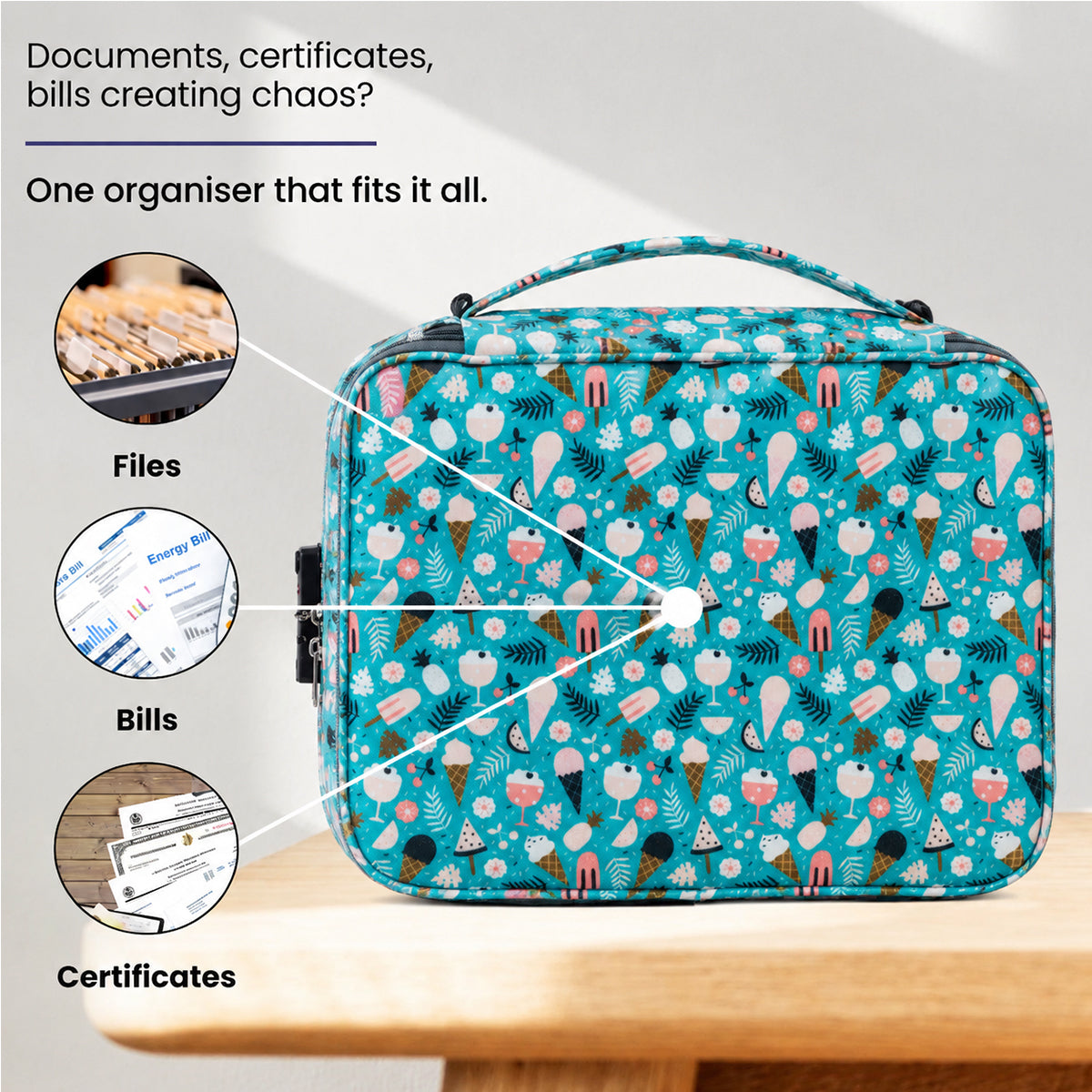 Document Bag (Ice Cream)