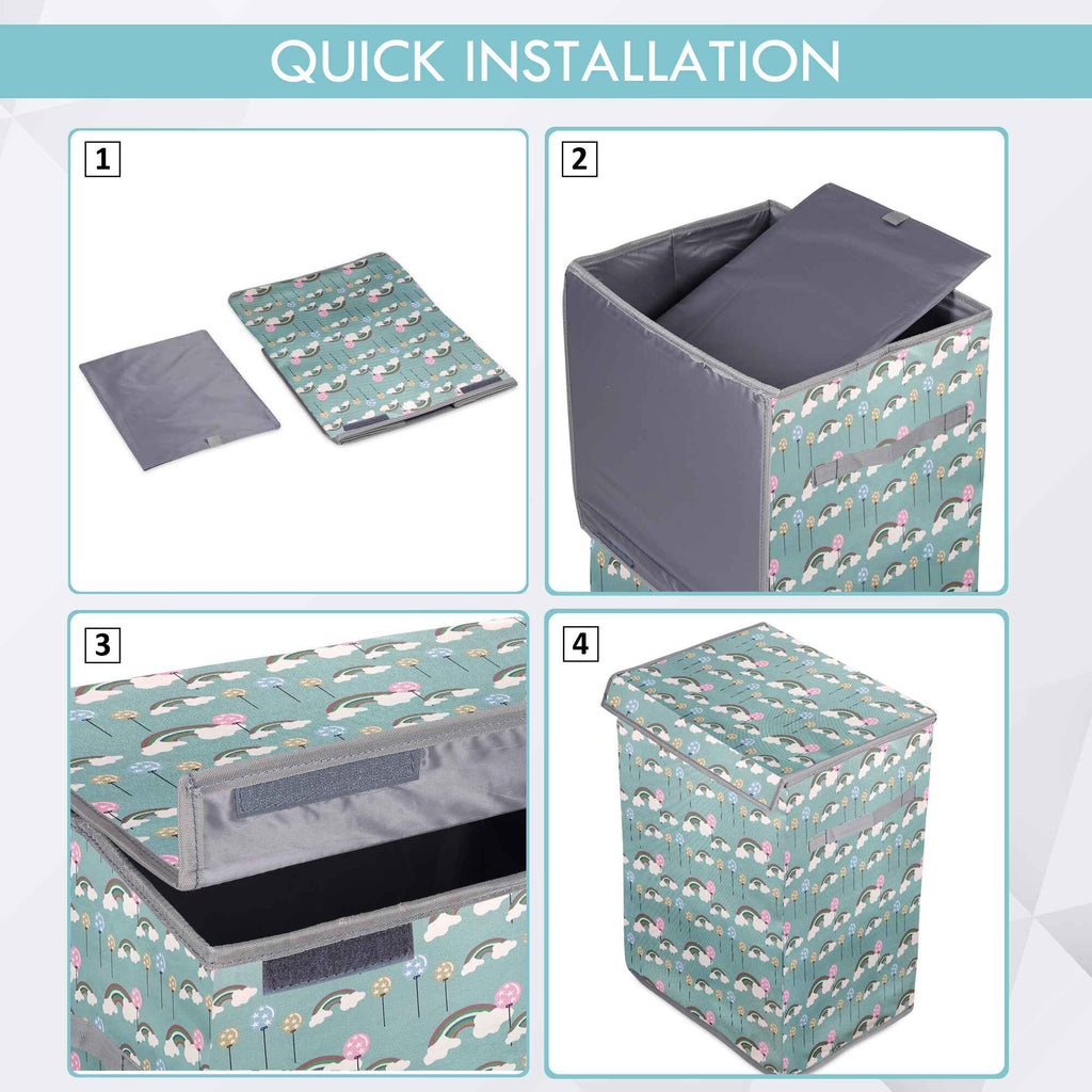 Laundry Bag - Foldable with Handle (Rainbow)