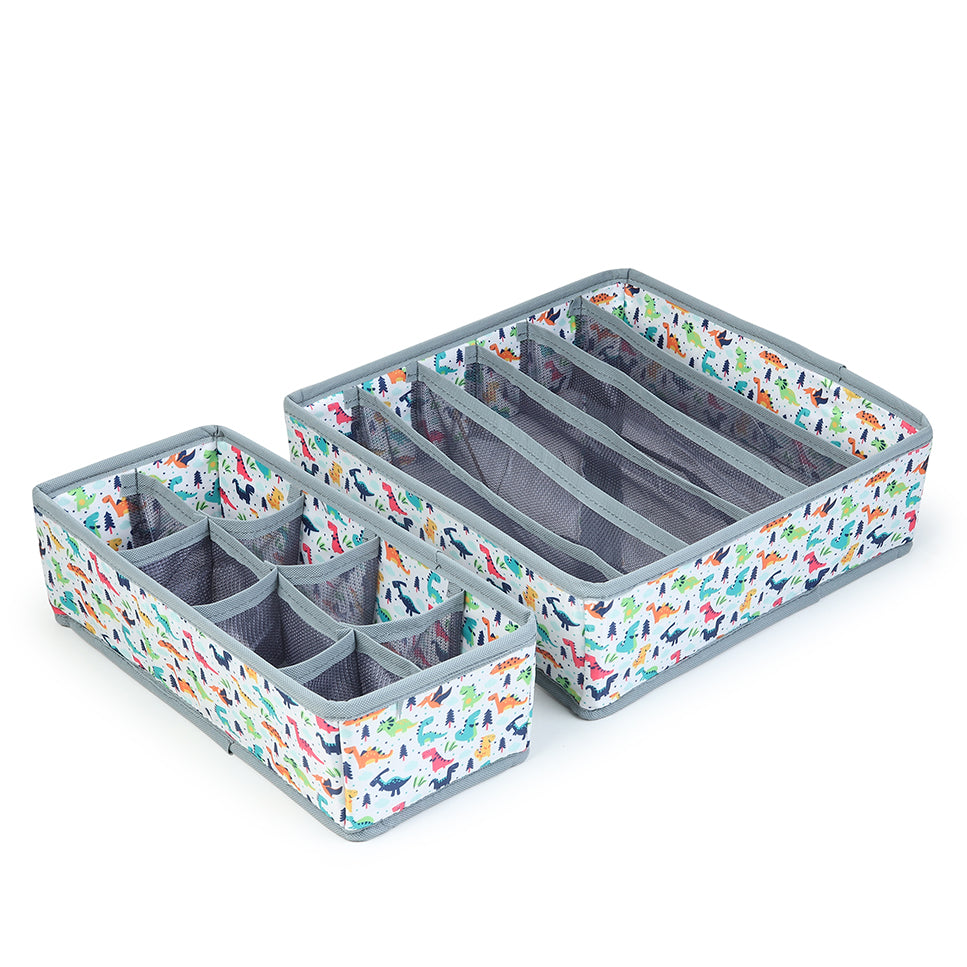 MOMMY BABY LUV Drawer Underwear Organizer – Set of 2 Foldable Storage.