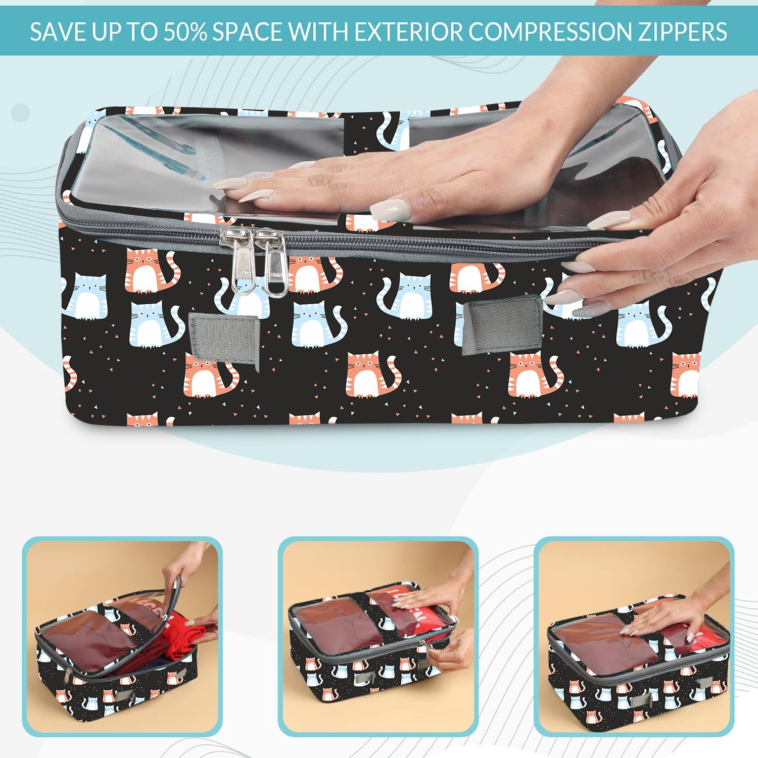 Multi-functional Bag Organiser (Pack of 3)