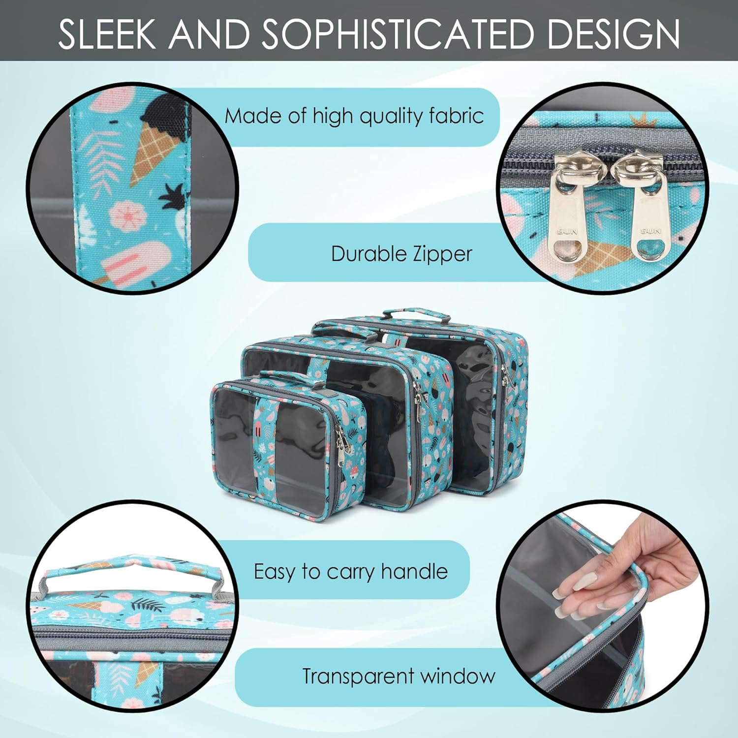 Multi-functional Bag Organiser (Pack of 3)