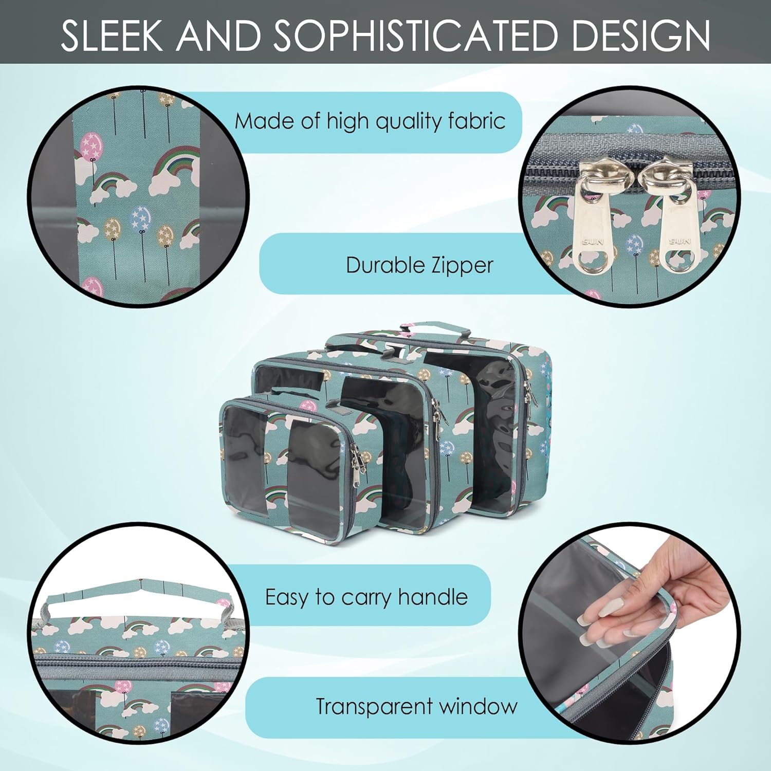 Multi-functional Bag Organiser (Pack of 3)