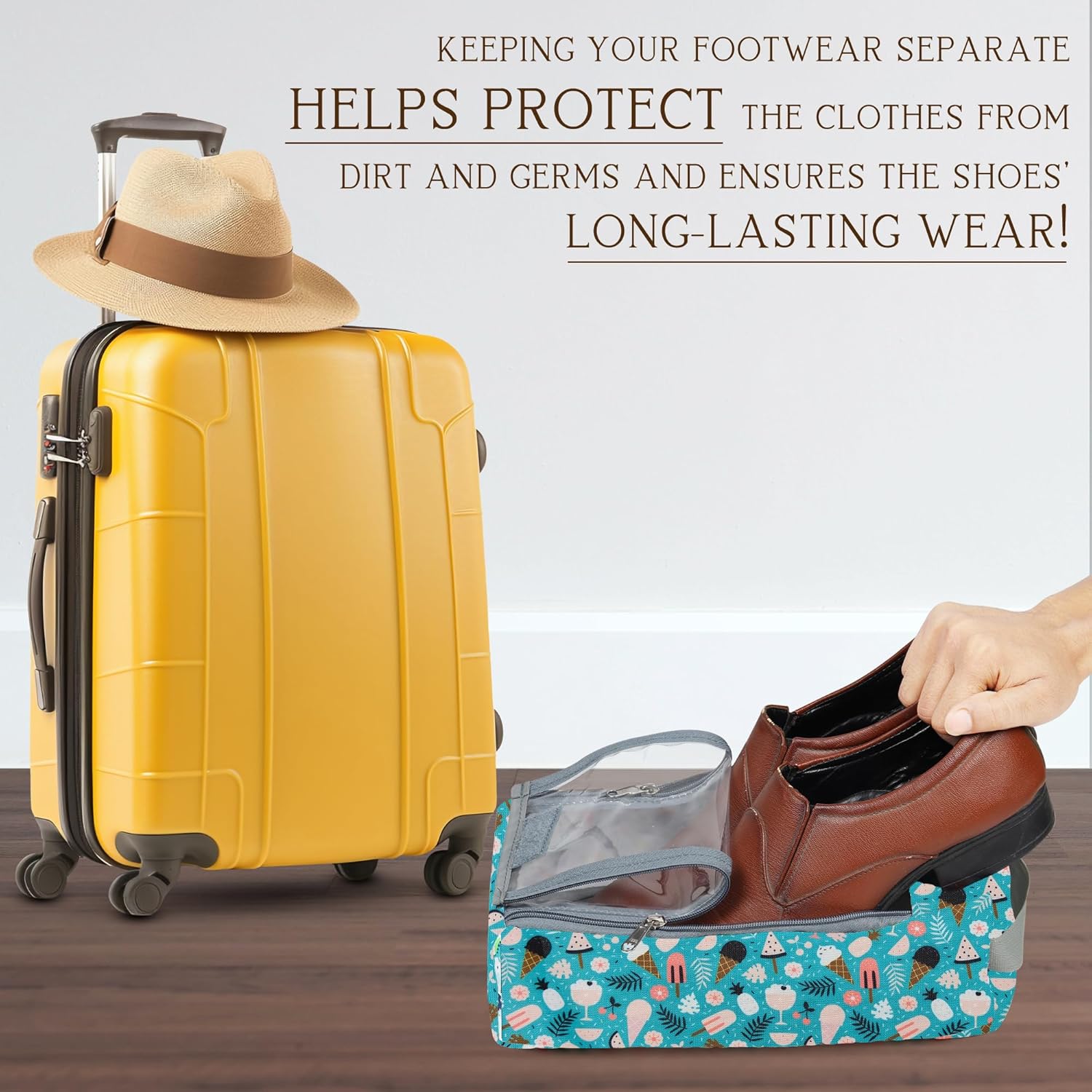 Shoe Safe - Dustproof Shoe Cover (Pack of 2)