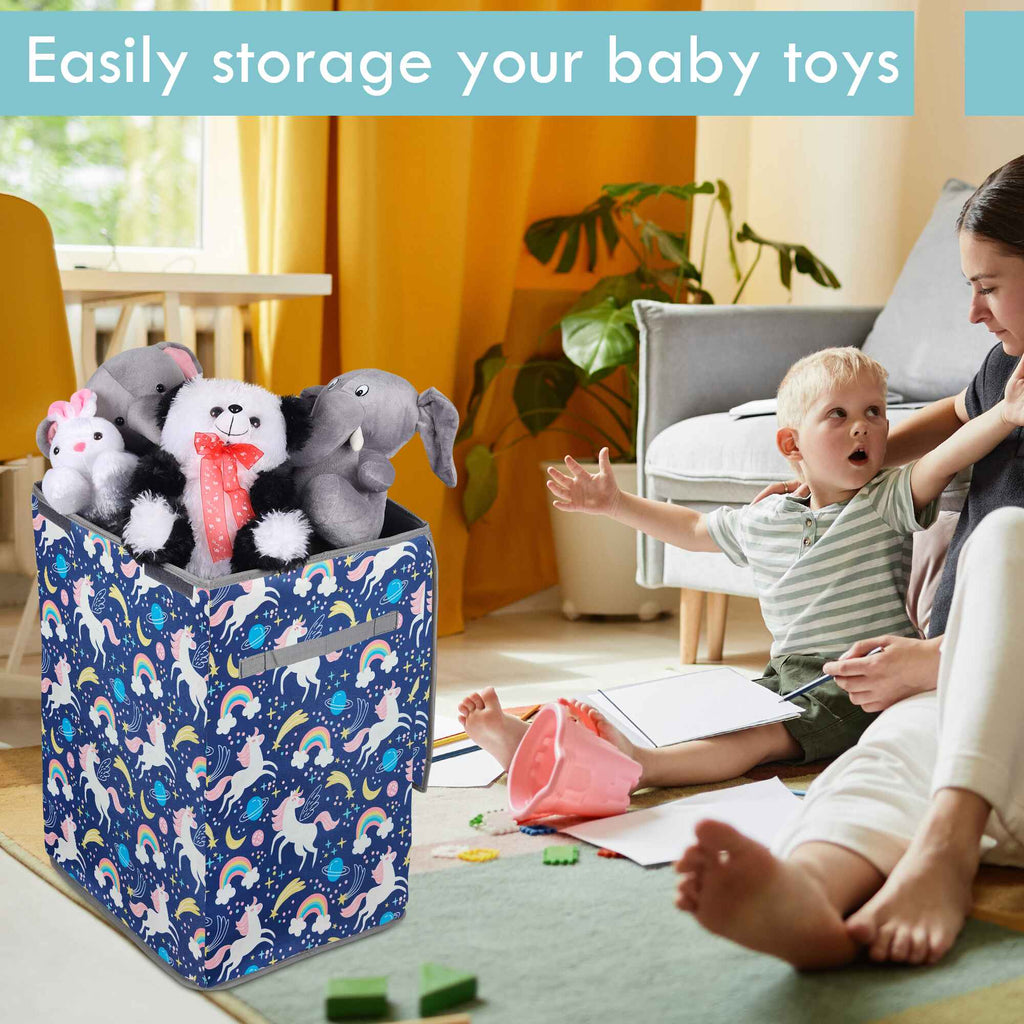 Laundry Bag - Foldable with Handle (Unicorn)