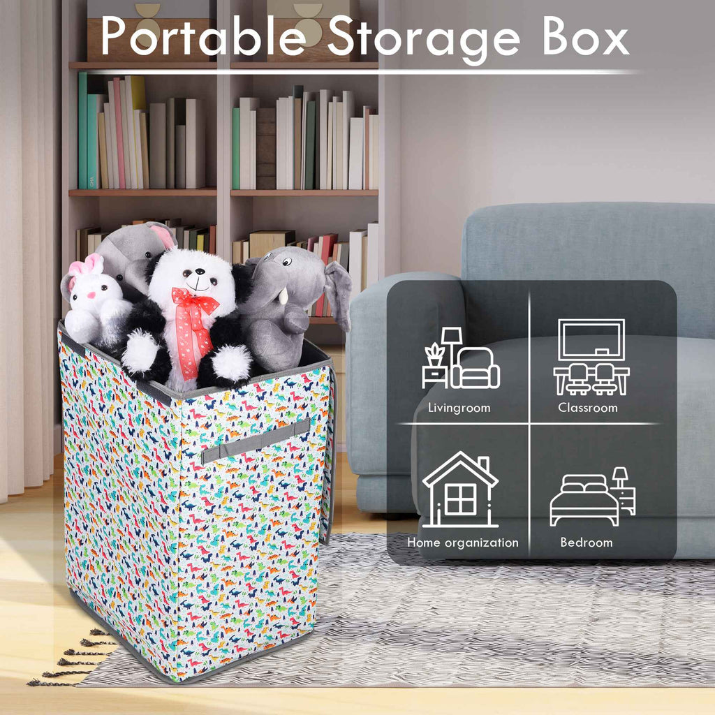 Laundry Bag - Foldable with Handle (Dinosaur)