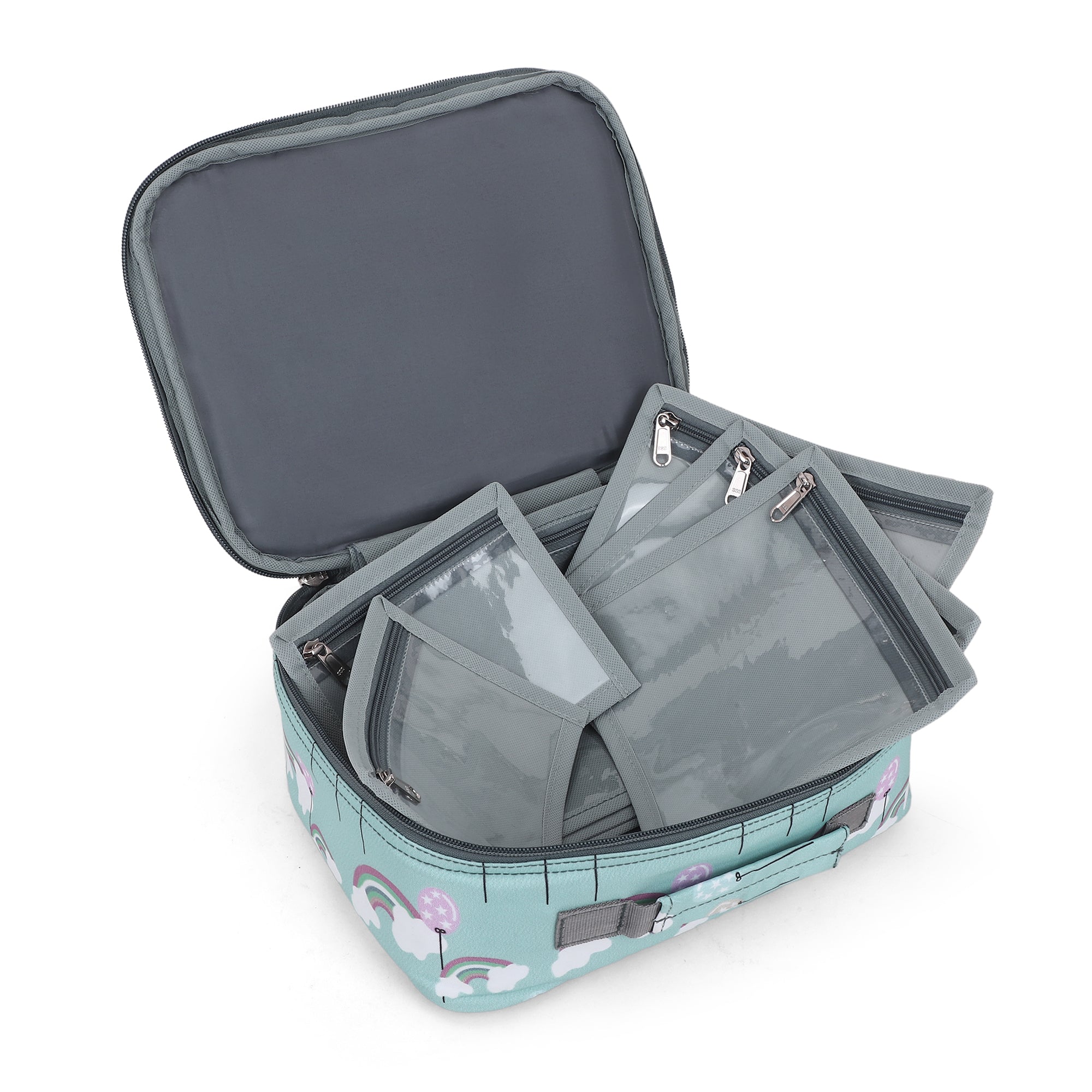 Jewellery Organiser with Zipper Pocket