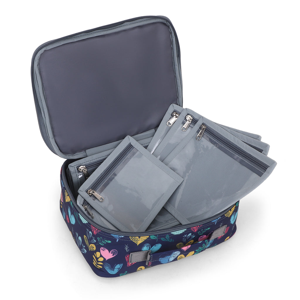 Jewellery Organiser with Zipper Pocket