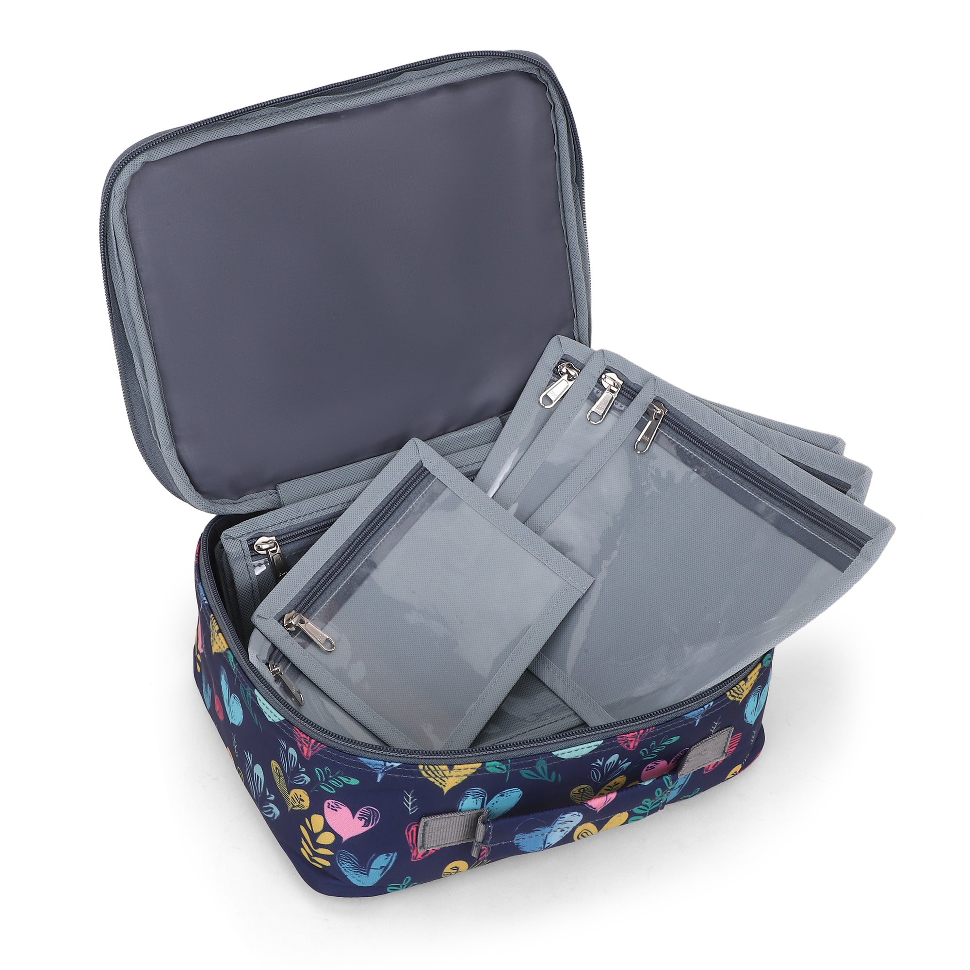 Jewellery Organiser with Zipper Pocket