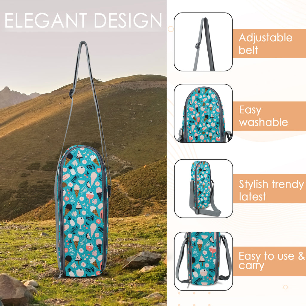 Premium Water Bottle Cover (Ice Cream)