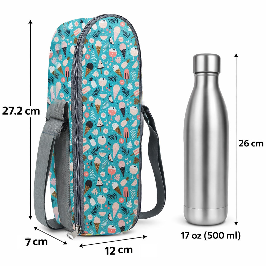 Premium Water Bottle Cover (Ice Cream)