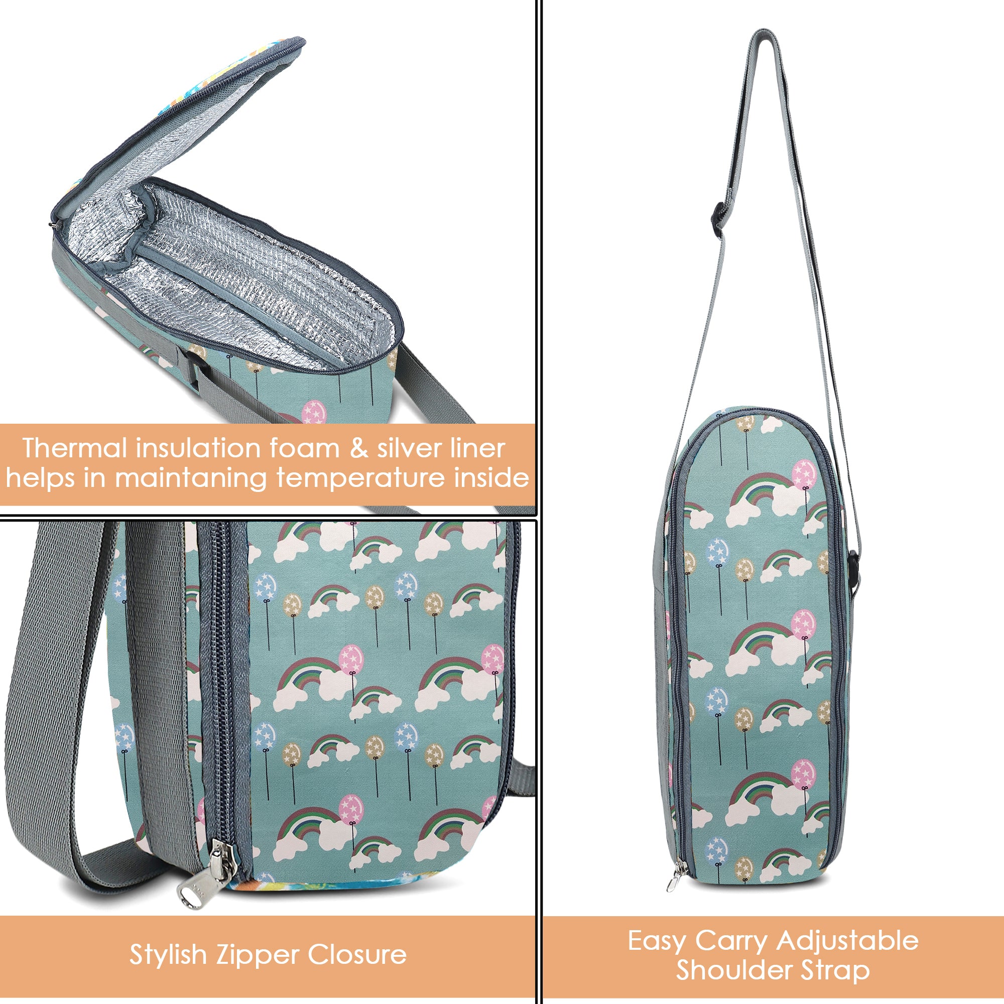 Premium Water Bottle Cover (Rainbow)