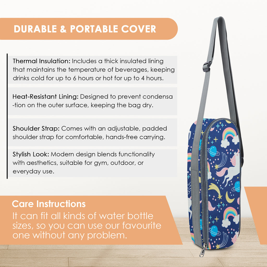 Premium Water Bottle Cover (Unicorn)
