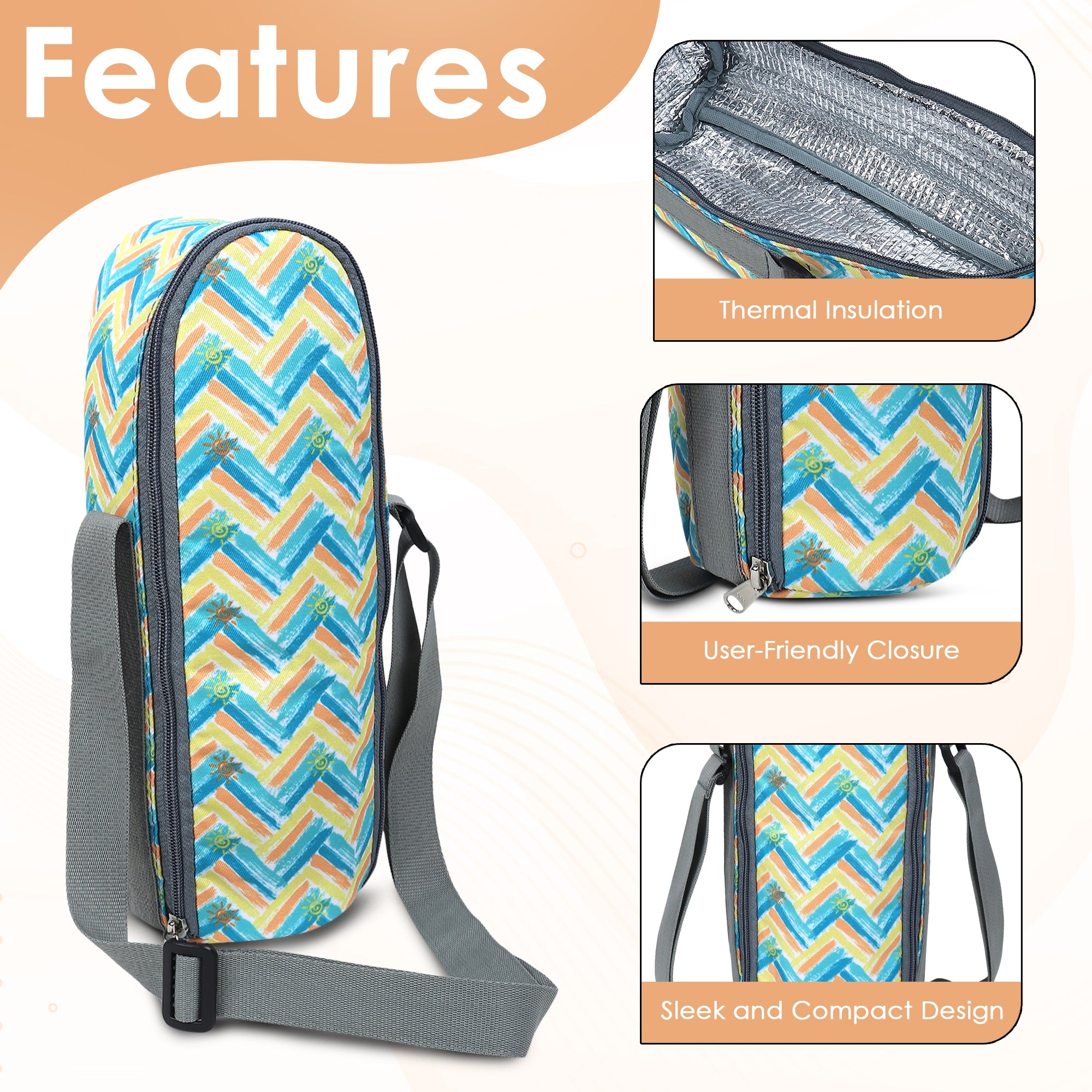 Premium Water Bottle Cover (Sunshine)