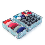 MOMMY BABY LUV Drawer Underwear Organizer – Set of 2 Foldable Storage.