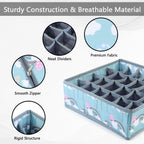 MOMMY BABY LUV Drawer Underwear Organizer – Set of 2 Foldable Storage.