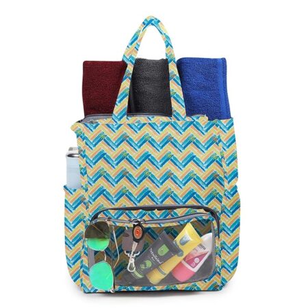 Swimming Bag - Yellow Wave
